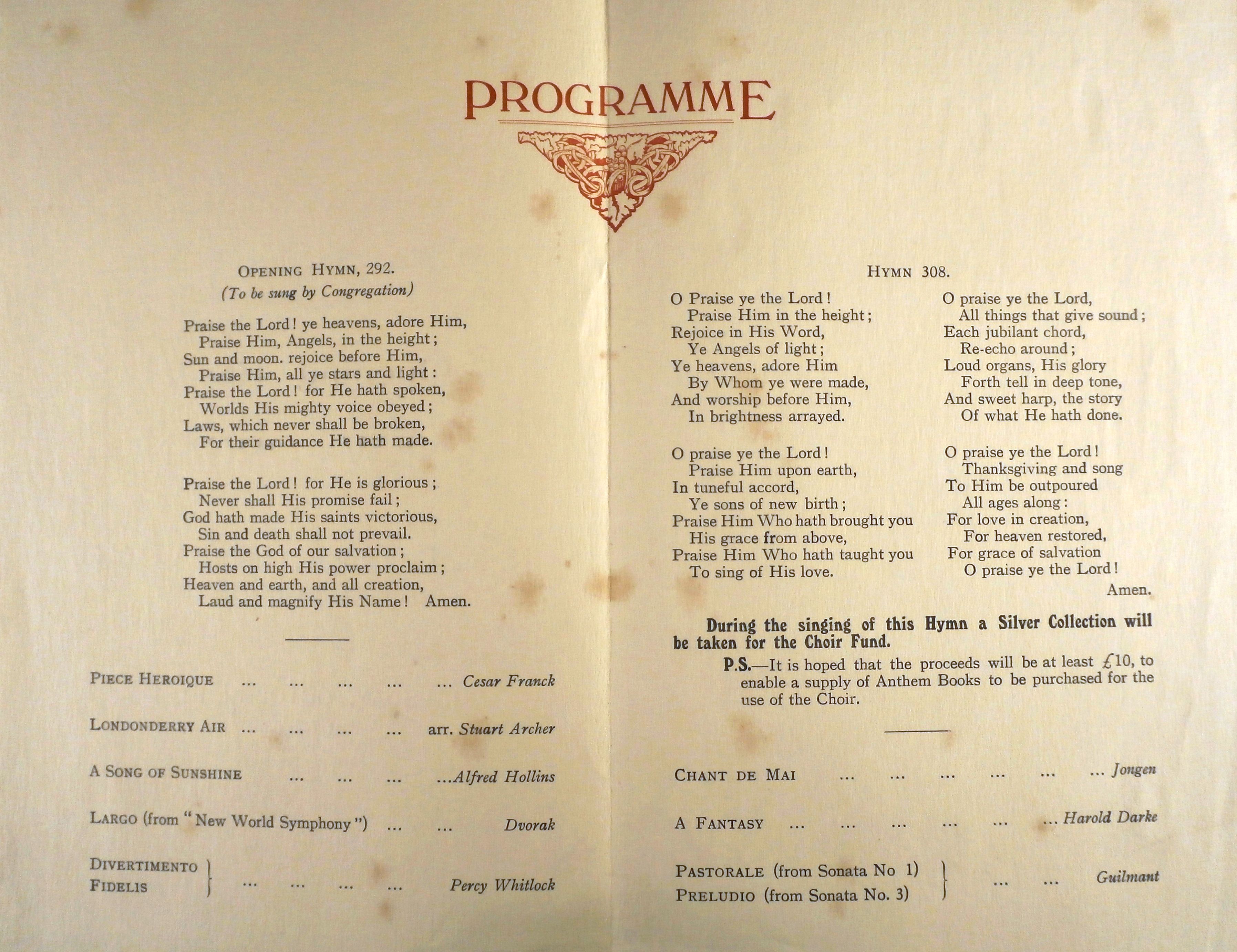Opening Recital